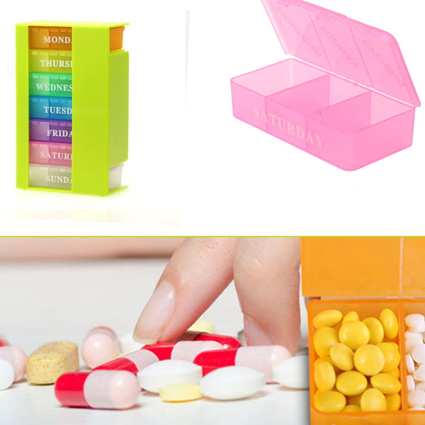 Colorful Weekly Pill Box