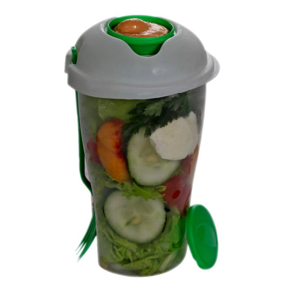 Fresh Salad Shaker with Fork