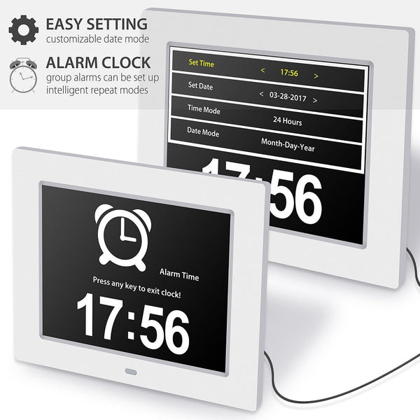 Extra Large Digital Calendar & Clock